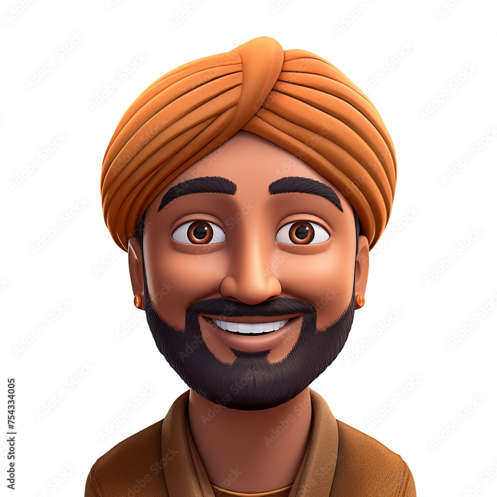 memoji happy indian man сreated with Generative Ai memoji happy indian man сreated with Generative Ai