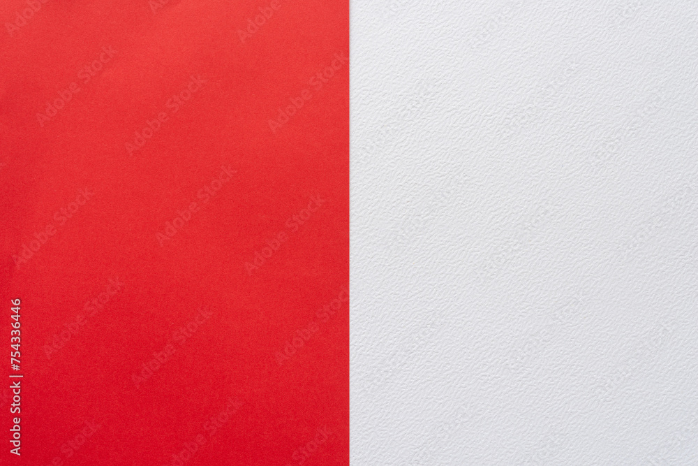 Fototapeta premium plain red paper on paper with texture