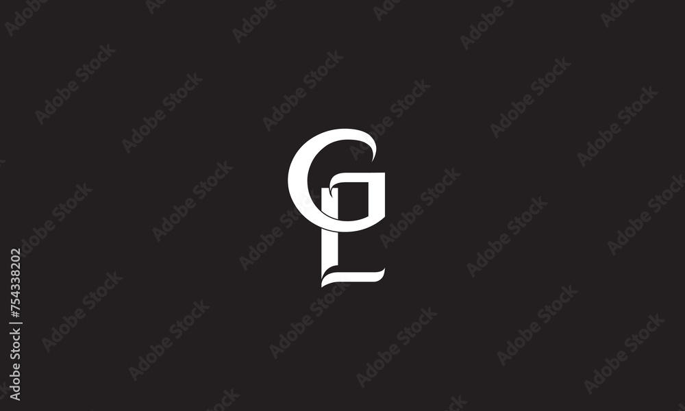 GL, LG , L, G Abstract Letters Logo Monogram GL, LG , L, G Abstract Letters Logo Monogram