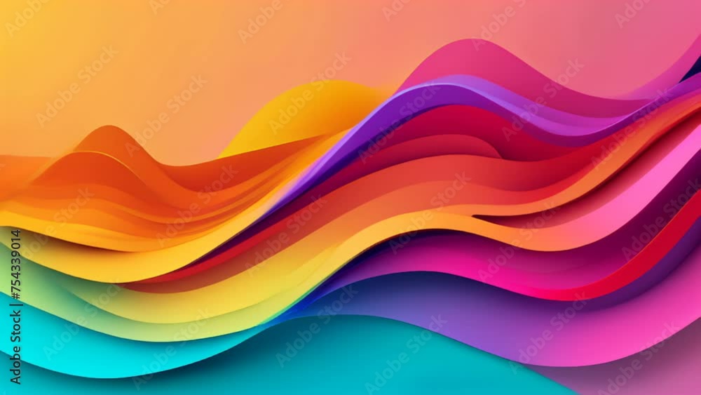 Vibrant waves of color, a journey through the spectrum Vibrant waves of color, a journey through the spectrum