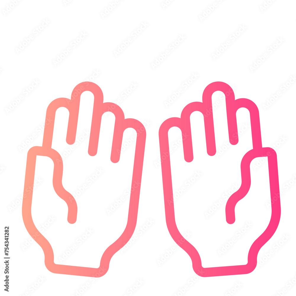 pray gradient icon pray gradient icon