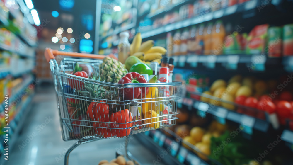 Cart Chronicles: Navigating the Supermarket for Essential Groceries
