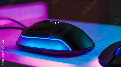 computer mouse on the desk