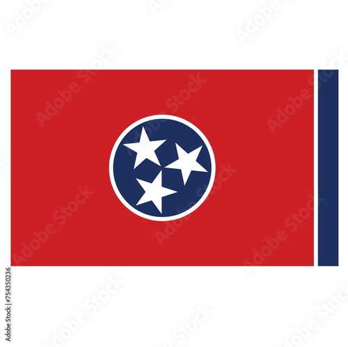 Flag of the U.S. state of Tennessee