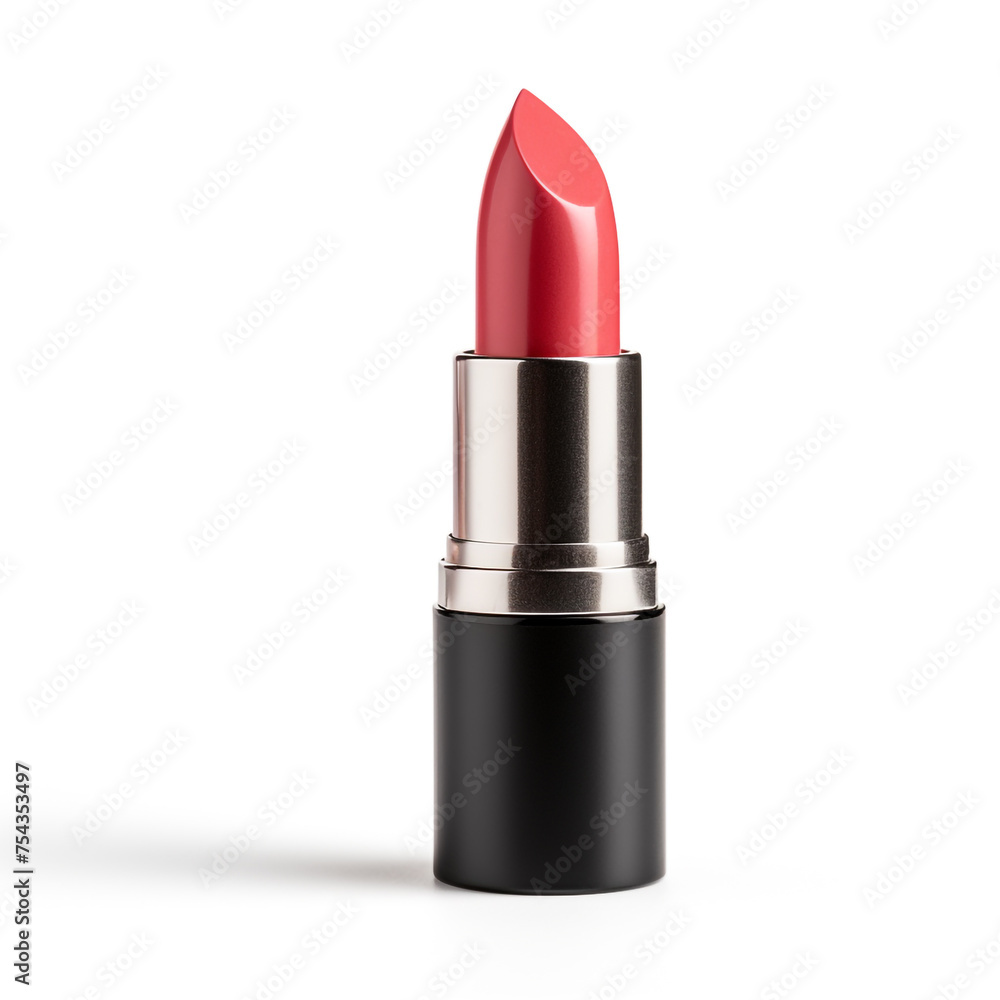 lipstick on a white background, side view сreated with Generative Ai lipstick on a white background, side view сreated with Generative Ai