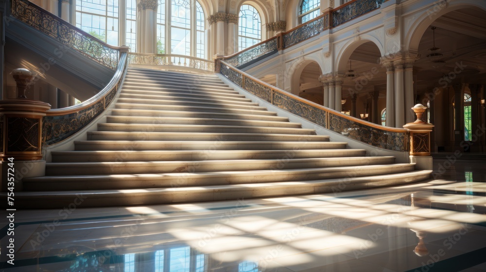 Obraz premium Staircase in the Opera and Ballet Theatre