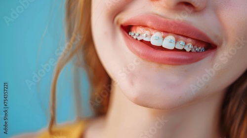 girl in braces