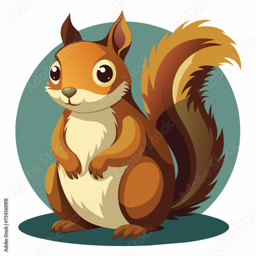 squirrel pet vector illustration draw cartoon pretty
cute