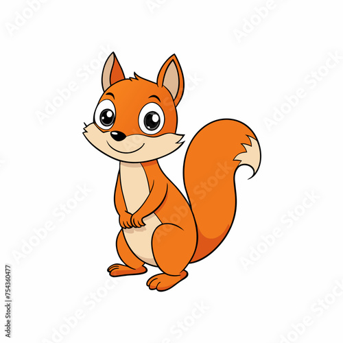 squirrel pet vector illustration draw cartoon pretty
cute