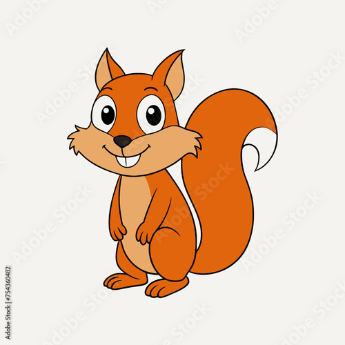 squirrel pet vector illustration draw cartoon pretty
cute