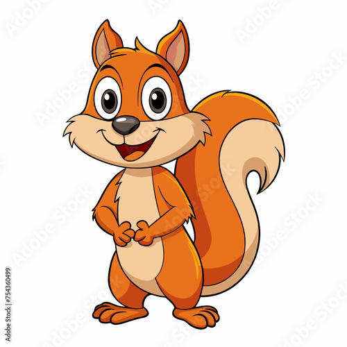 squirrel pet vector illustration draw cartoon pretty
cute