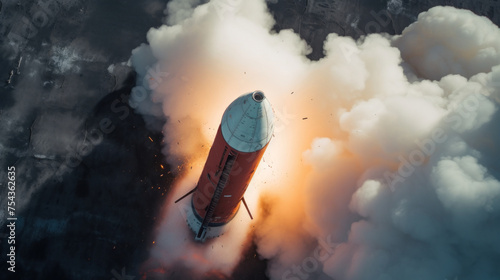 Rocket Launch Moment photo