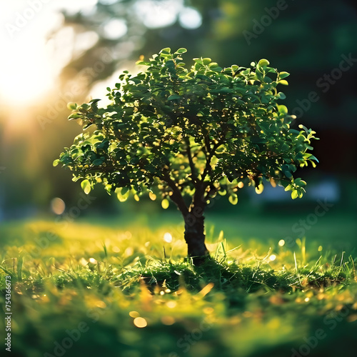 miniature-tree-center-frame-surrounded-by-a-lush-grassy-expanse