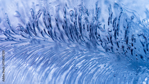 This is an image of frozen structured water