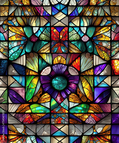 Exquisite stained glass patterns