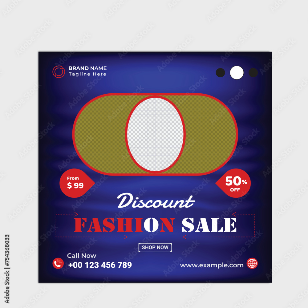 New Special offer fashion sale social media post template New Special offer fashion sale social media post template