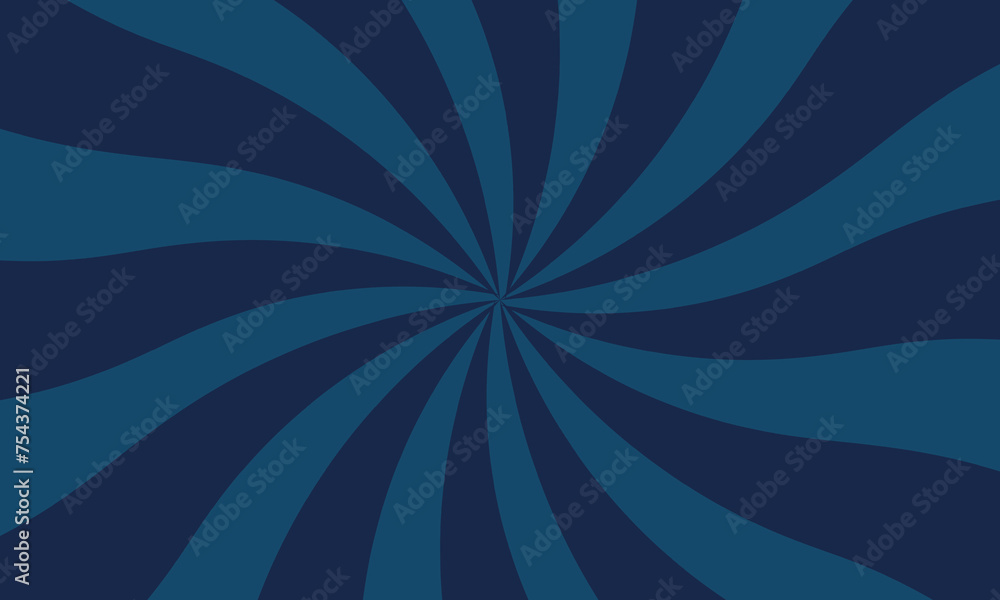 Sunlight horizontal spiral background. Burst wallpaper. Vector illustration.