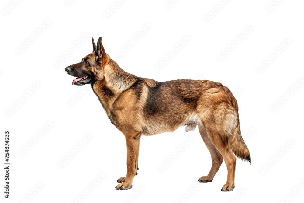 side view of dog isolated on white background
side view of dog isolated on white background