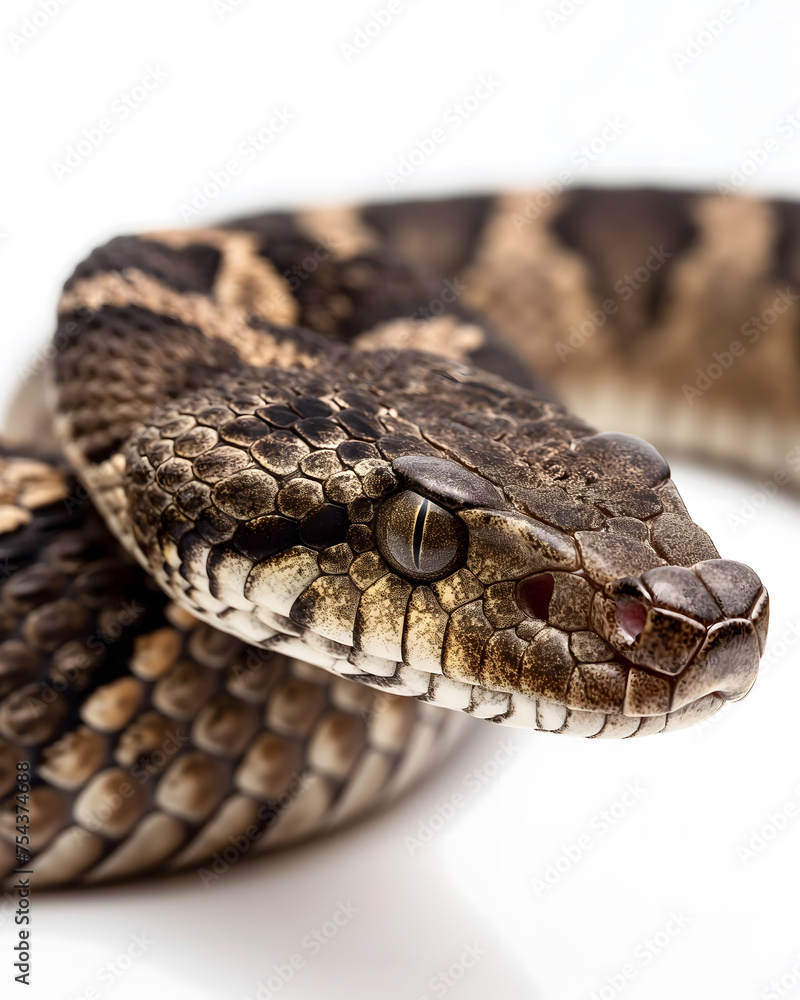 Coiled Royal Python Showcasing Natural Patterns Coiled Royal Python Showcasing Natural Patterns