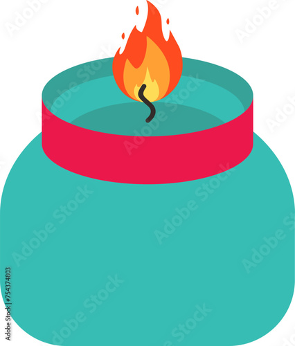 Candle Lite Illustration