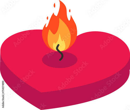 Candle Lite Illustration