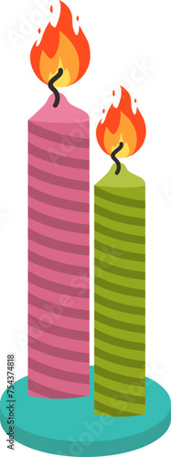 Candle Lite Illustration