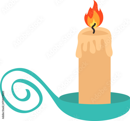 Candle Lite Illustration