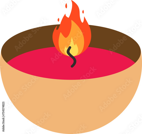 Candle Lite Illustration