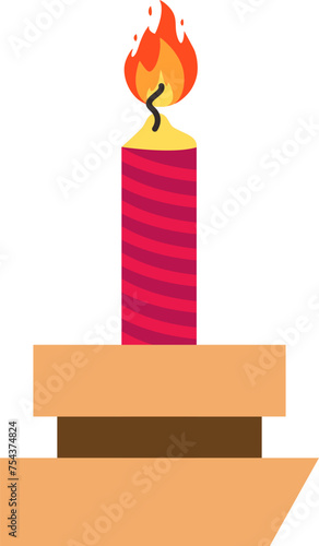 Candle Lite Illustration