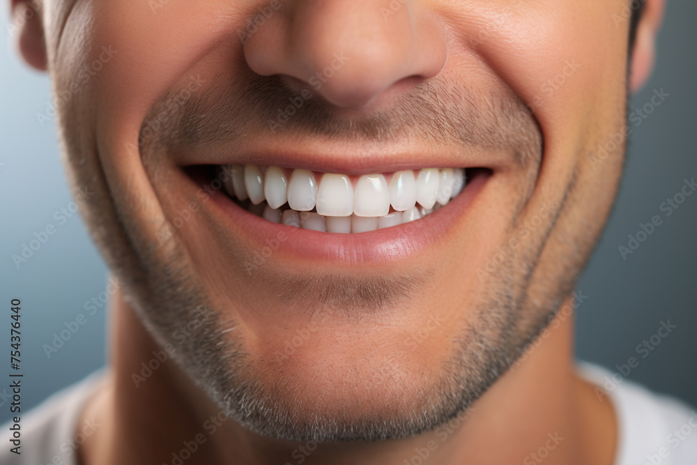 a man smiles with his teeth showing сreated with Generative Ai a man smiles with his teeth showing сreated with Generative Ai