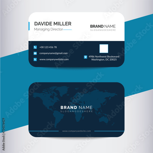 Creative and modern business card template