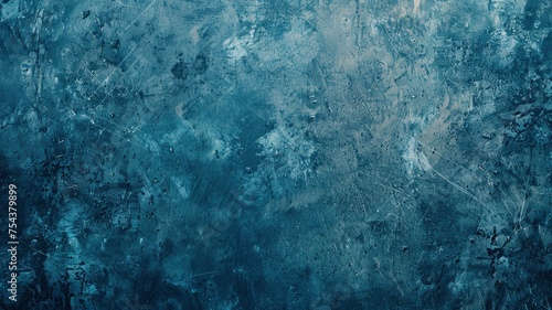 Beautiful grunge gray blue background. Panoramic abstract decorative dark background. Wide angle rough stylish mystic texture wallpaper with copy space for design - generative ai