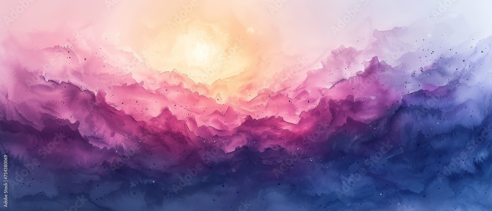 Background made of watercolor abstracts