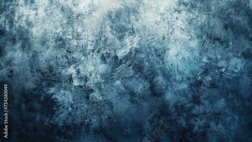 Beautiful grunge gray blue background. Panoramic abstract decorative dark background. Wide angle rough stylish mystic texture wallpaper with copy space for design - generative ai