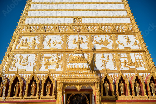 THAILAND UBON RATCHATHANI WAT PHRA THAT NONG BUA photo