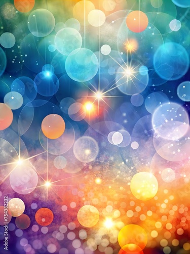 colorful bokeh background  abstract blurred background