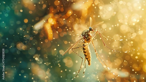 A public health campaign using genetically modified mosquitoes to eradicate malaria