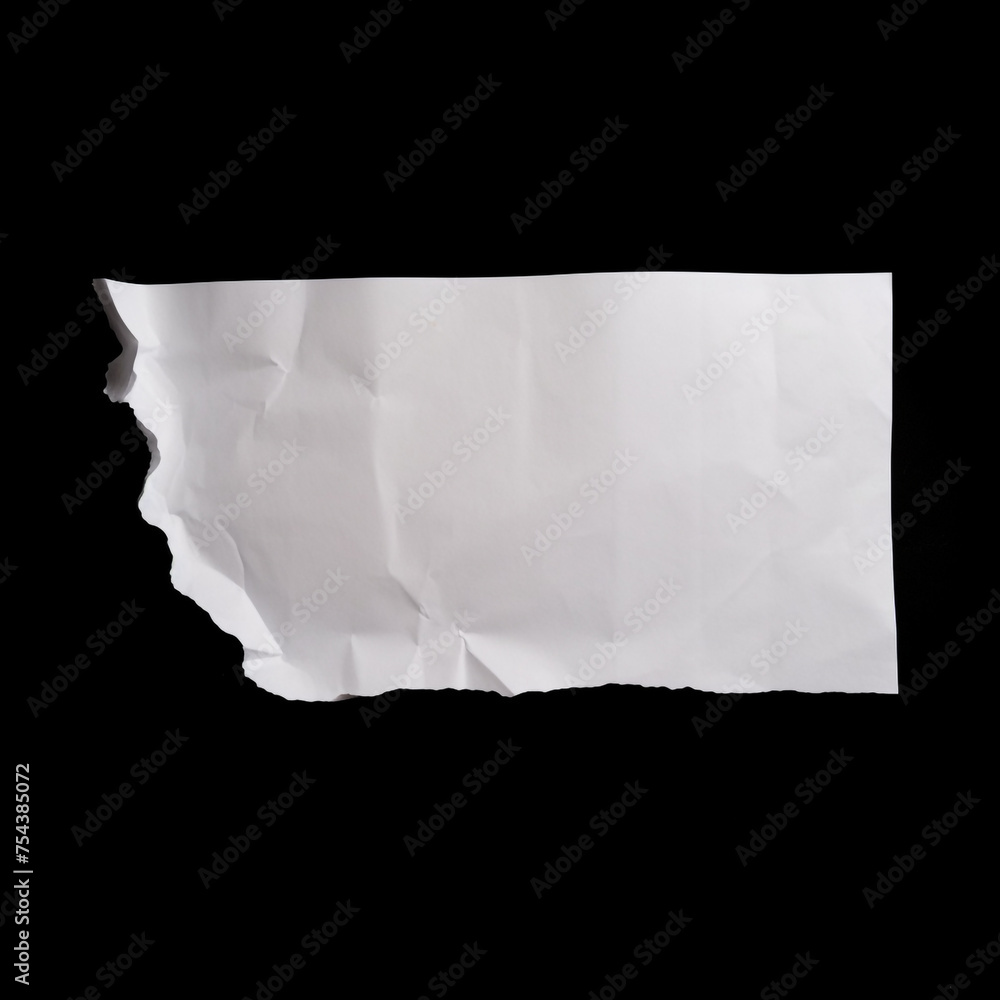 piece of paper on a black background сreated with Generative Ai piece of paper on a black background сreated with Generative Ai