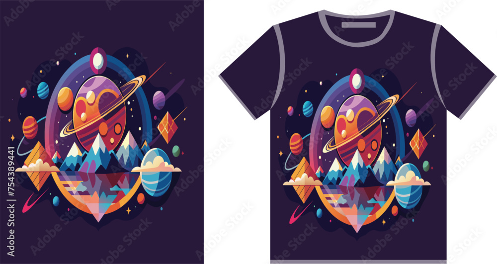 -astronomy vector for-t shirt digital .eps