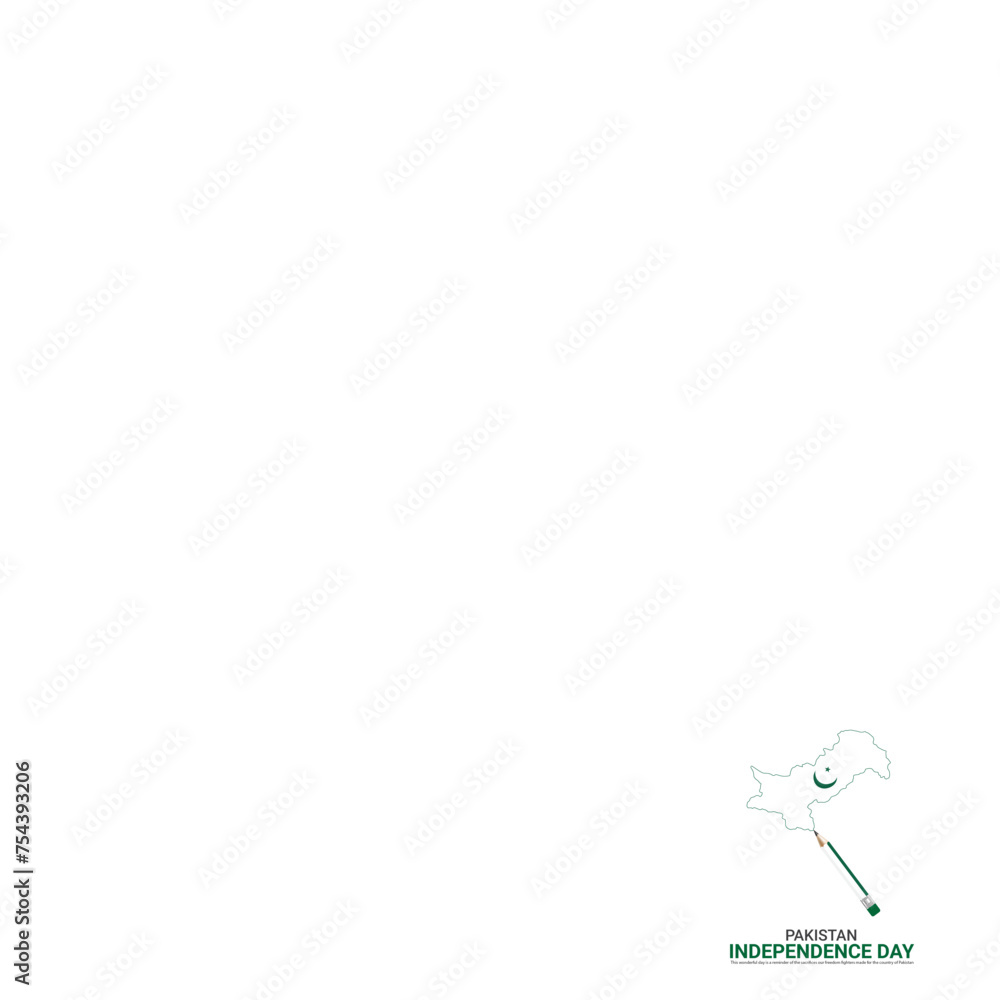 Vector Independence Day of Pakistan design, Creative ads, 3d Illustration Vector Independence Day of Pakistan design, Creative ads, 3d Illustration