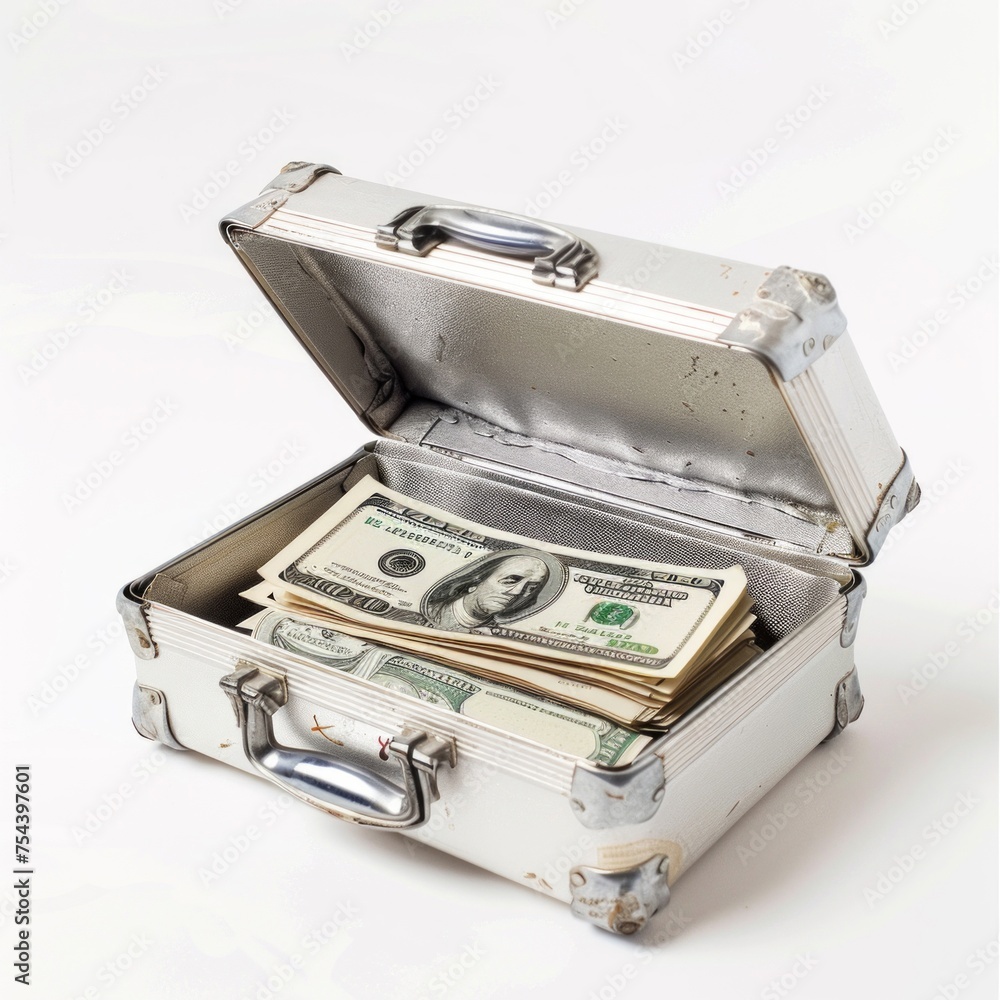 Secure Briefcase Full of Cash. Generative ai Secure Briefcase Full of Cash. Generative ai
