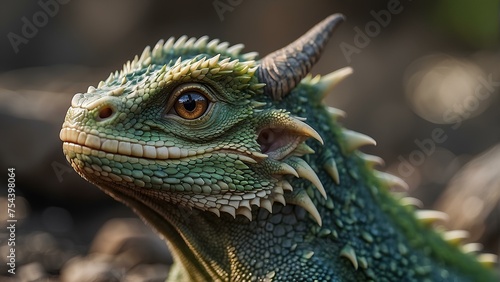 AI Generated reality  A Glimpse into the Mystical World of a Baby Dragon