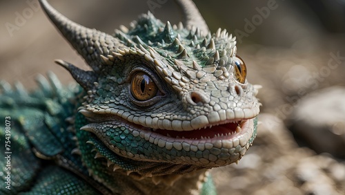 AI Generated reality: A Glimpse into the Mystical World of a Baby Dragon © Prabhash