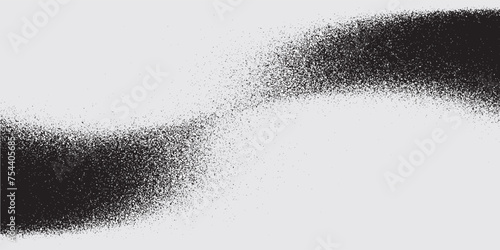 Vector panorama of drafting paper. Graphic regular dots grid background. Panorama paper sheet for web design
