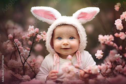 Portrait of a Cute Young Ba...