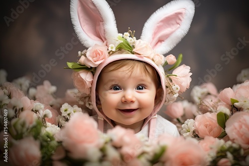 Portrait of a Cute Young Ba...
