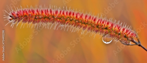 Water Droplets on Close-Up Plant photo