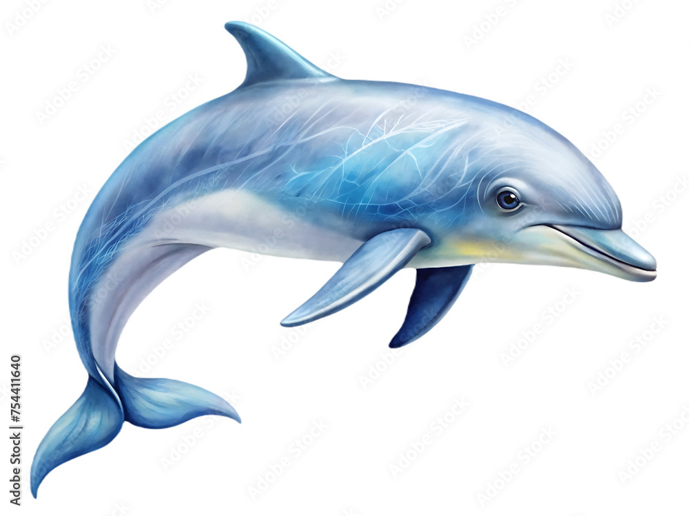 Dolphin on transparent Dolphin on transparent