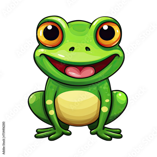 Cute Cartoon frog Stickers