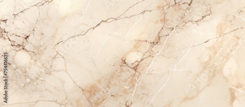 A detailed view of a polished ivory marble textured surface, showcasing the intricate patterns and natural beauty of the stone. The smooth and glossy finish reflects light,
